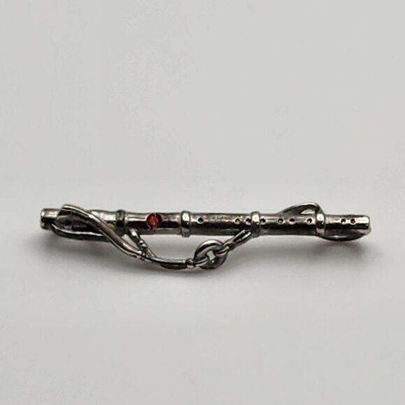 Sterling Silver Mo Da Zu Shi Flute Pendant - Picture 2 of 5